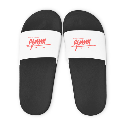 INVICTO SCRIPT RED FLIP FLOPS