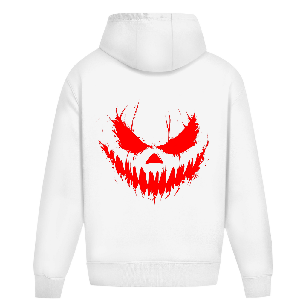 CREEPY FACE RED HOODIE