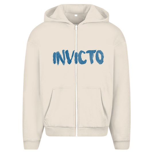 INVICTO BLUE HOODIE ZIPPER