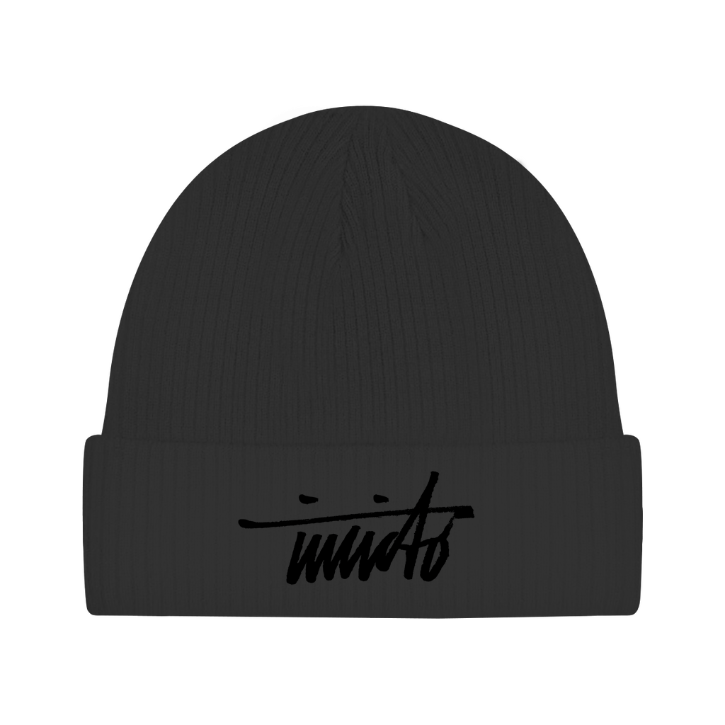 INVICTO SCRIPT BLACK  BEANIE