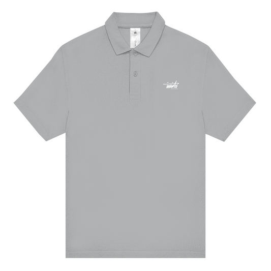 INVICTO SCRIPT WHITE POLOSHIRT
