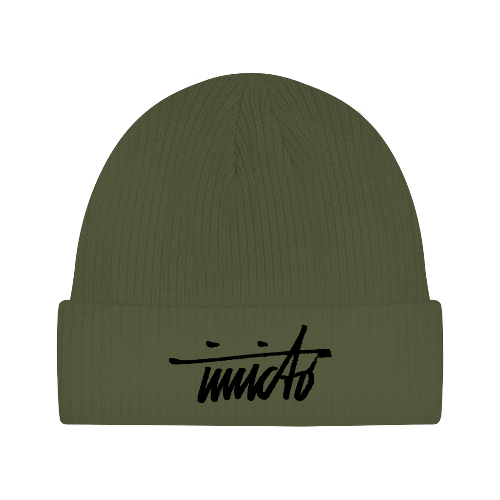 INVICTO SCRIPT  BLACK  BEANIE