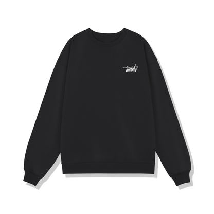 INVICTO SCRIPT WHITE BL SWEATSHIRT 370GSM