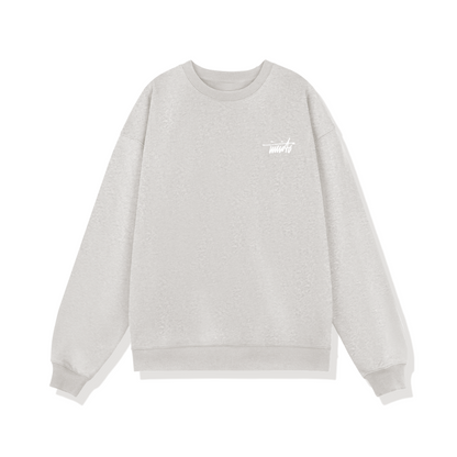 INVICTO SCRIPT WHITE BL SWEATSHIRT 370GSM