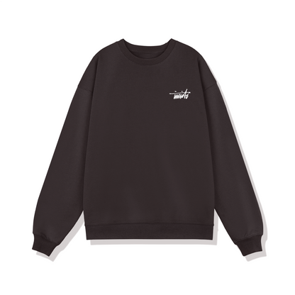 INVICTO SCRIPT WHITE BL SWEATSHIRT 370GSM