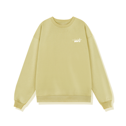 INVICTO SCRIPT WHITE BL SWEATSHIRT 370GSM