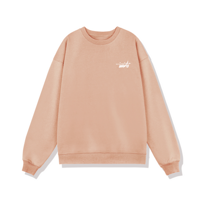 INVICTO SCRIPT WHITE BL SWEATSHIRT 370GSM