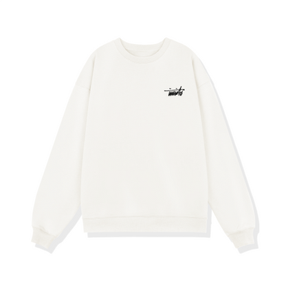 INVICTO SCRIPT BLACK BL SWEATSHIRT 370GSM