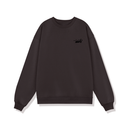 INVICTO SCRIPT BLACK BL SWEATSHIRT 370GSM