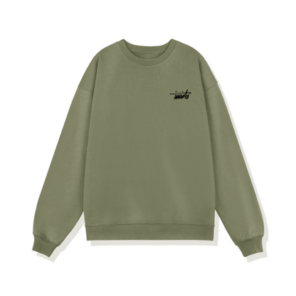 INVICTO SCRIPT BLACK BL SWEATSHIRT 370GSM