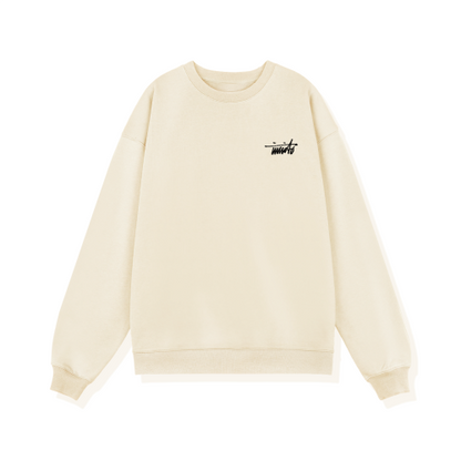 INVICTO SCRIPT BLACK BL SWEATSHIRT 370GSM