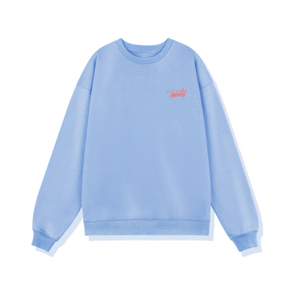 INVICTO SCRIPT RED BL SWEATSHIRT 370GSM