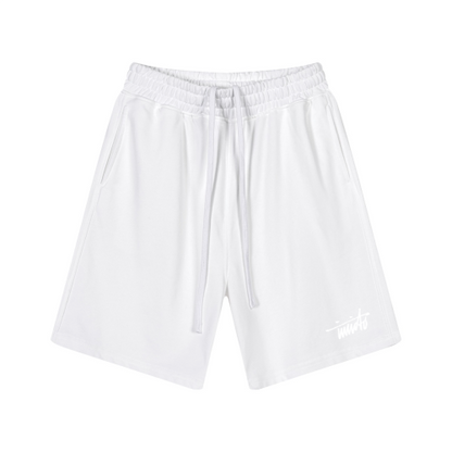 INVICTO SCRIPT BL WHITE SWEATSHORTS