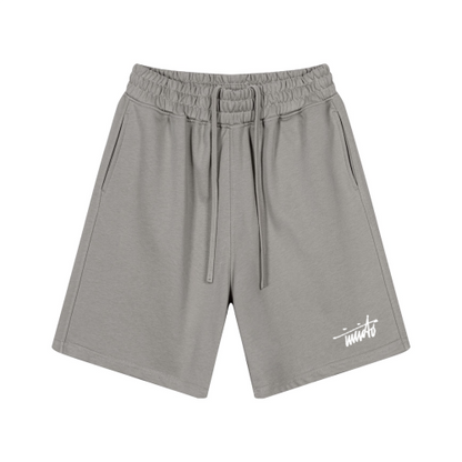 INVICTO SCRIPT BL WHITE SWEATSHORTS