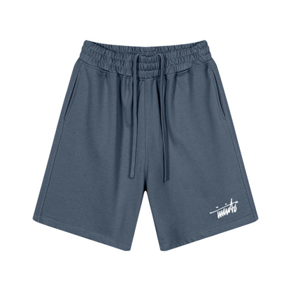 INVICTO SCRIPT BL WHITE SWEATSHORTS