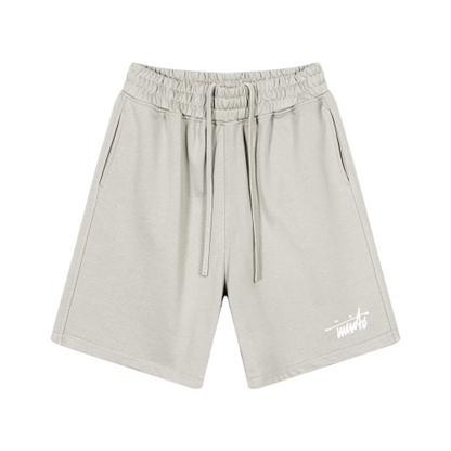 INVICTO SCRIPT BL WHITE SWEATSHORTS