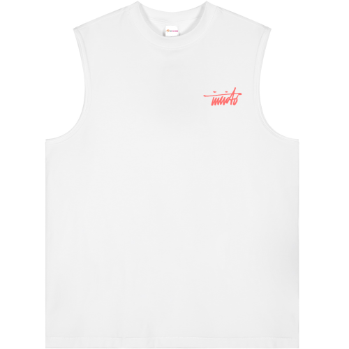 INVICTO SCRIPT BL RED TANK TOP