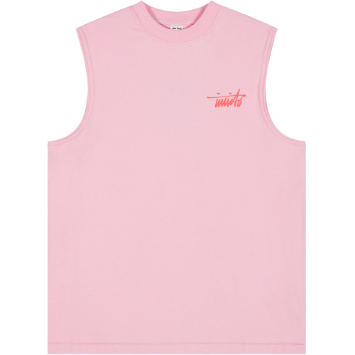 INVICTO SCRIPT BL RED TANK TOP