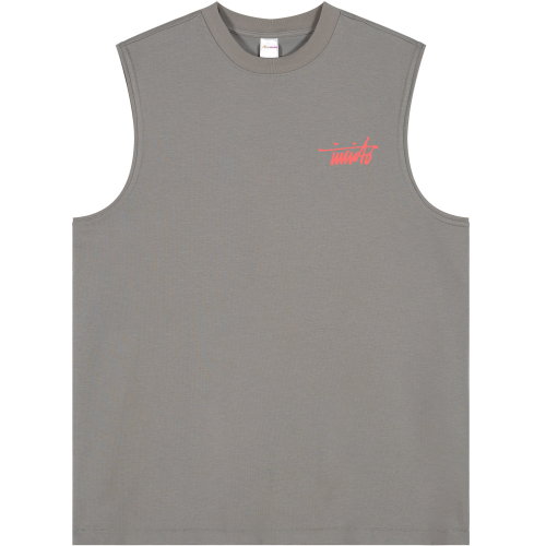 INVICTO SCRIPT BL RED TANK TOP
