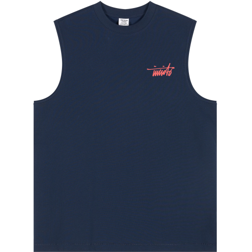 INVICTO SCRIPT BL RED TANK TOP