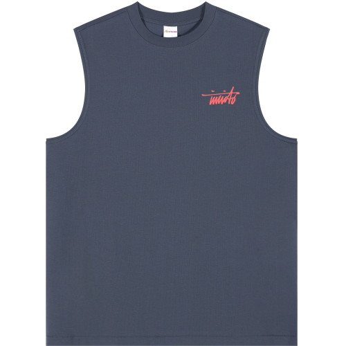 INVICTO SCRIPT BL RED TANK TOP