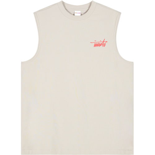 INVICTO SCRIPT BL RED TANK TOP
