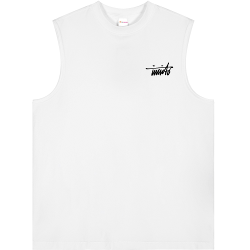 INVICTO SCRIPT BL BLACK TANK TOP