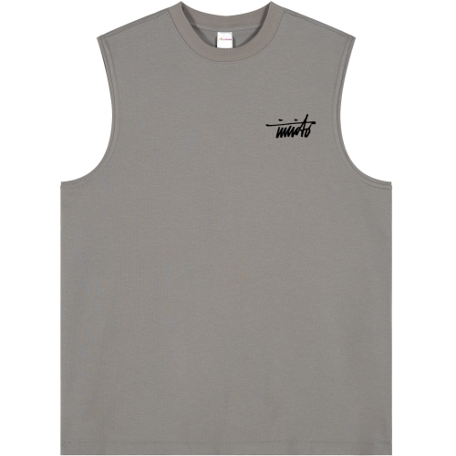 INVICTO SCRIPT BL BLACK TANK TOP