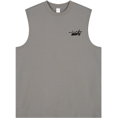 INVICTO SCRIPT BL BLACK TANK TOP