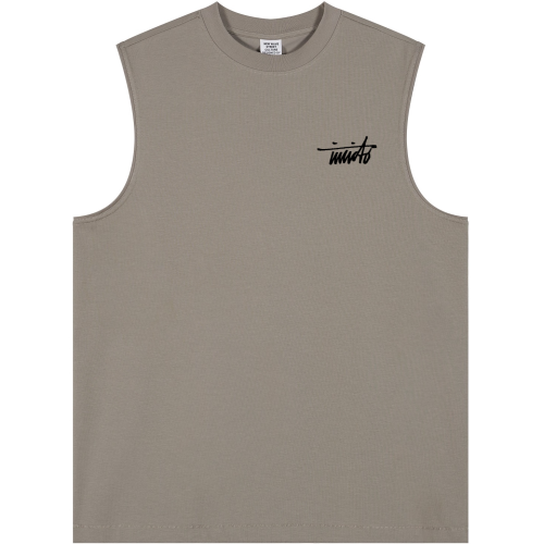 INVICTO SCRIPT BL BLACK TANK TOP