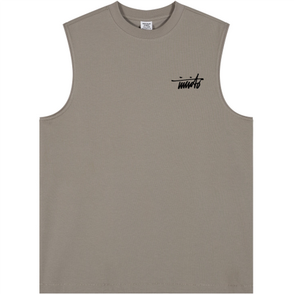 INVICTO SCRIPT BL BLACK TANK TOP