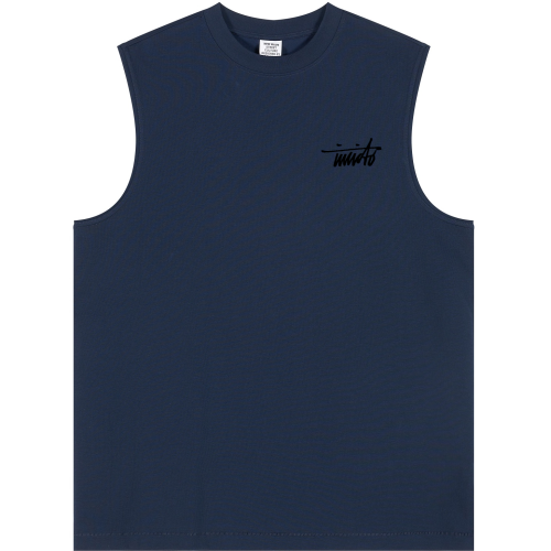 INVICTO SCRIPT BL BLACK TANK TOP