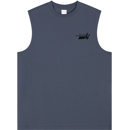 INVICTO SCRIPT BL BLACK TANK TOP