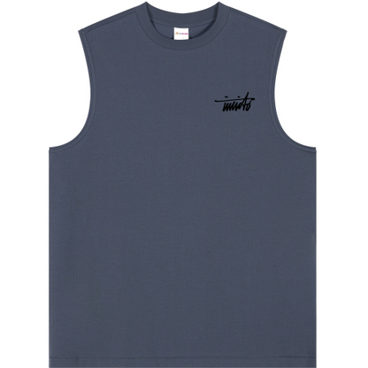 INVICTO SCRIPT BL BLACK TANK TOP