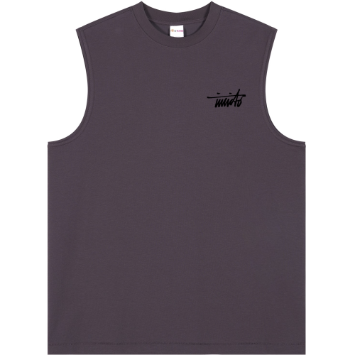 INVICTO SCRIPT BL BLACK TANK TOP