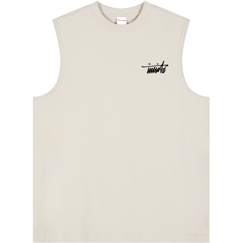 INVICTO SCRIPT BL BLACK TANK TOP