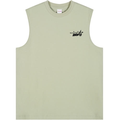 INVICTO SCRIPT BL BLACK TANK TOP