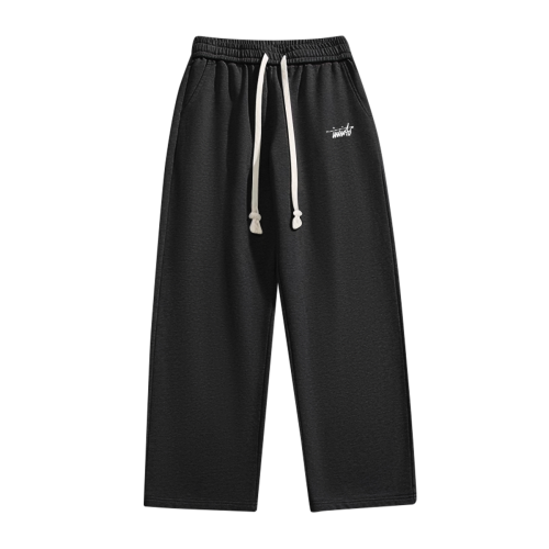 INVICTO SCRIPT WHITE BL OPEN LEG JOGGER 350GSM