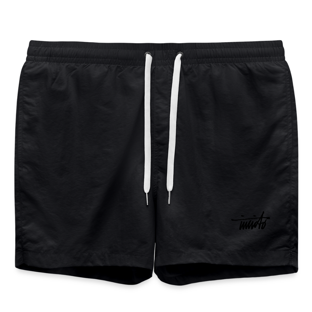 INVICTO SCRIPT BLACK BADESHORTS - Schwarz