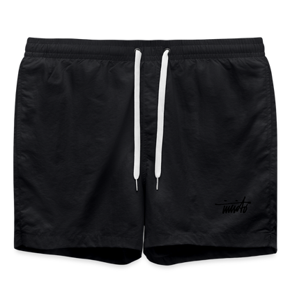 INVICTO SCRIPT BLACK BADESHORTS - Schwarz