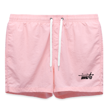 INVICTO SCRIPT BLACK BADESHORTS - Pink