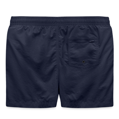 INVICTO SCRIPT BLACK BADESHORTS - French Navy
