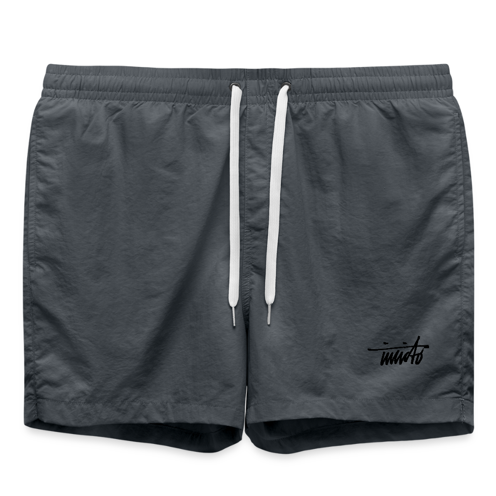 INVICTO SCRIPT BLACK BADESHORTS - Anthrazit