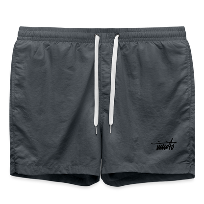 INVICTO SCRIPT BLACK BADESHORTS - Anthrazit