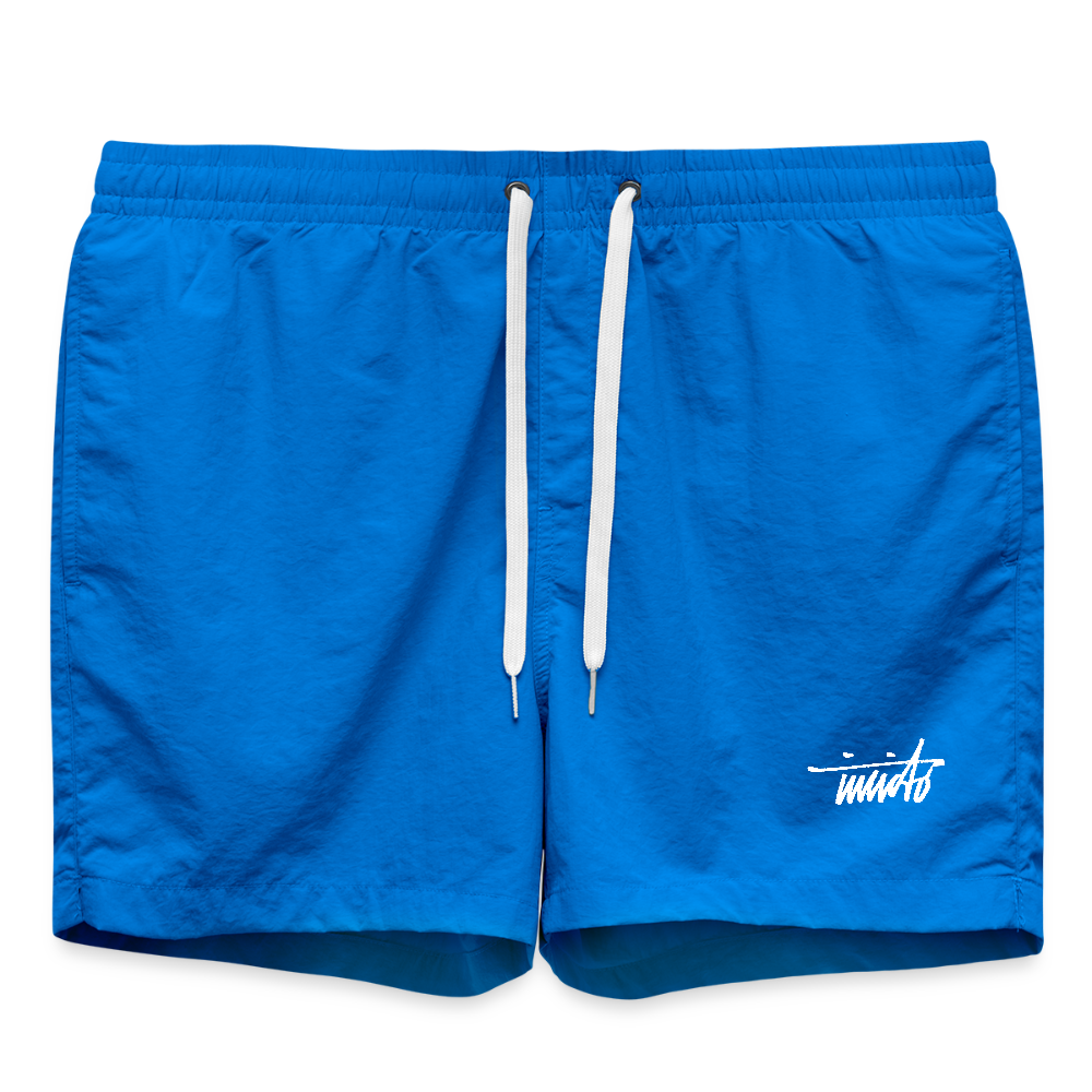 INVICTO SCRIPT WHITE BADESHORTS - Cobalt blue