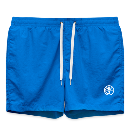 NVCTO SIGN WHITE BADESHORTS - Cobalt blue