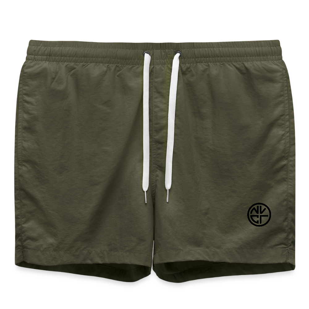 NVCTO SIGN BLACK BADESHORTS - Olive