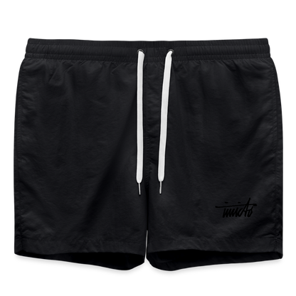 INVICTO SCRIPT BLACK BADESHORTS - Schwarz