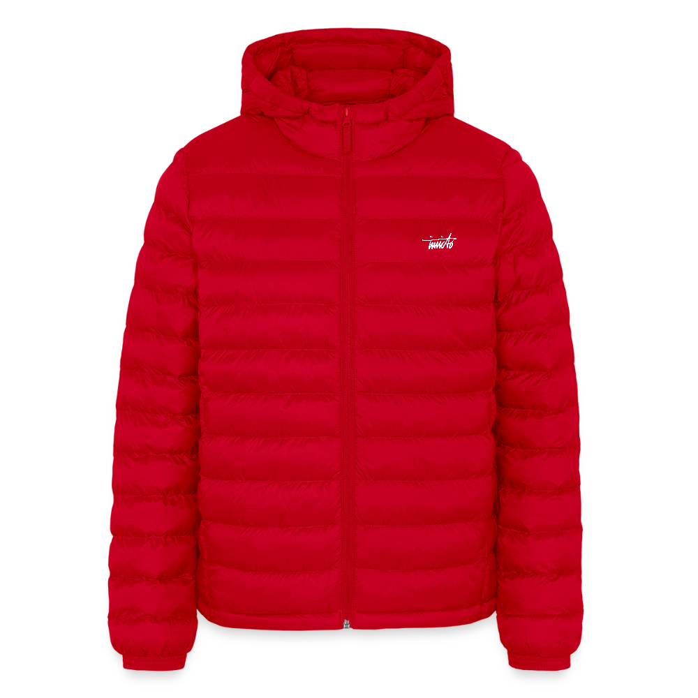 INVICTO SCRIPT WHITE PUFFERJACKE - Rot