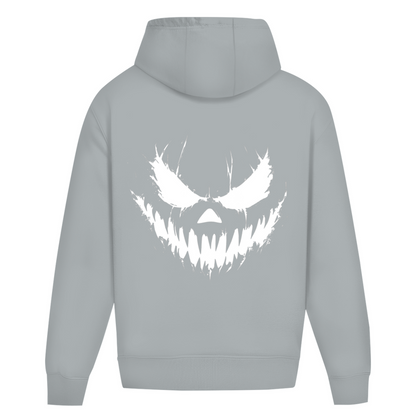 CREEPY FACE WHITE HOODIE